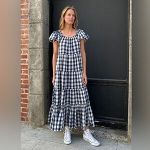 The GREAT. Nightingale gingham dress,  xsmall